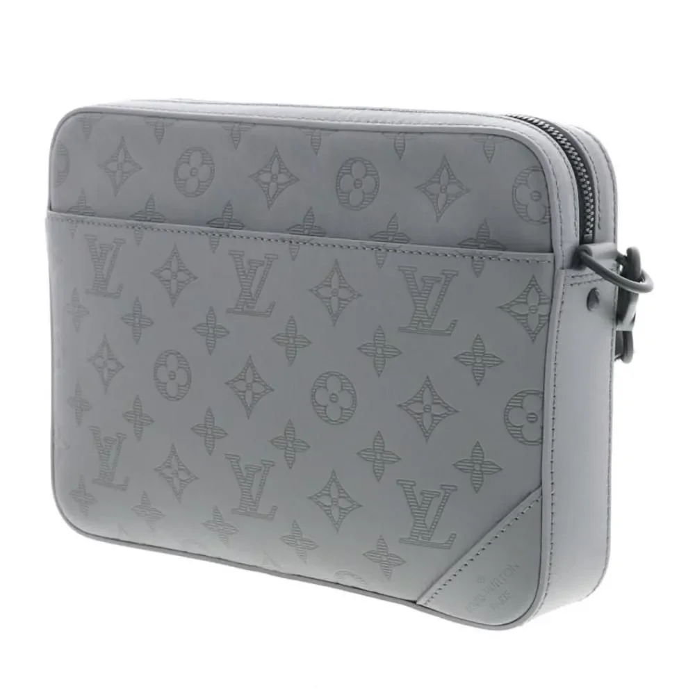Louis Vuitton Shoulder Bag Gray Duo Messenger Shadow - Picture 2 of 5